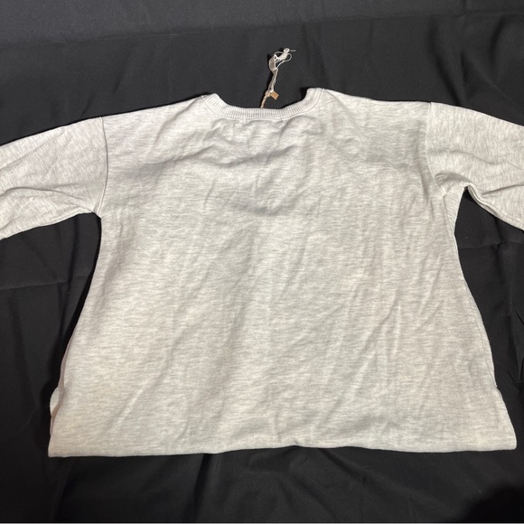 NWT Moral Fiber Sweatshirt Dress with Pockets and Neck Cutout - Picture 4 of 5